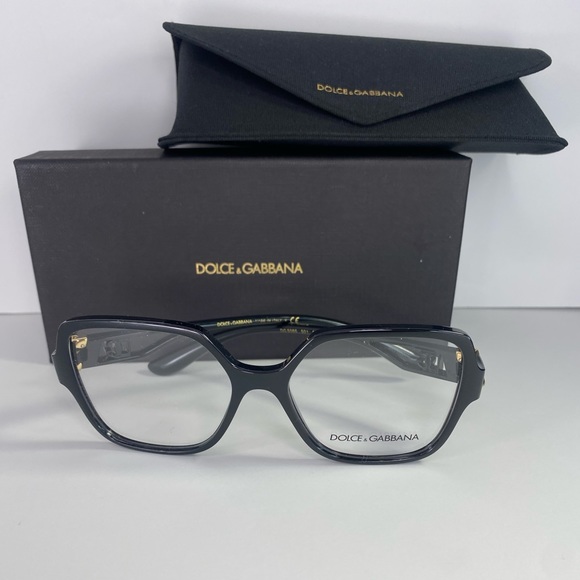 DOLCE&GABBANA DG5065 501 Optical Black Eyeglassess - Picture 2 of 11